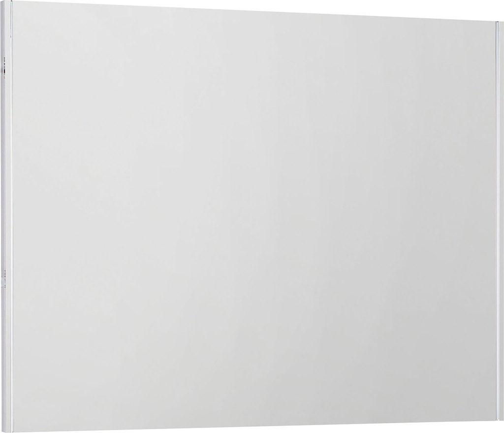 Bild von Spiegelpaneel MARLIN "3040", grau (alu), B:90cm H:68,2cm T:2,8cm, Spanplatte, Spiegel, Breite 90 cm
