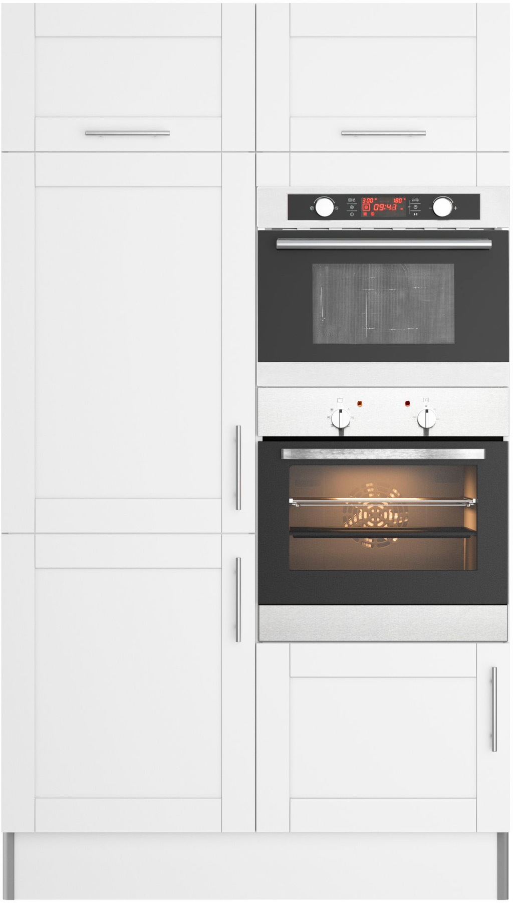 Bild von OPTIFIT Küche Ahus, Hochschrankmodul, Breite 120 cm,wahlweise mit E-Geräten,Soft-Close-Funktion
