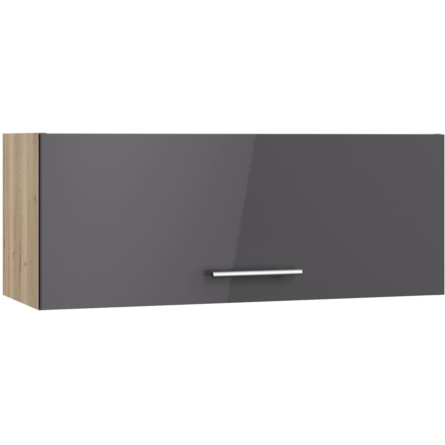 Bild von Optifit Oberschrank Jonte984 90 cm x 35,2 cm x 34,9 cm Anthrazit-Wildeiche