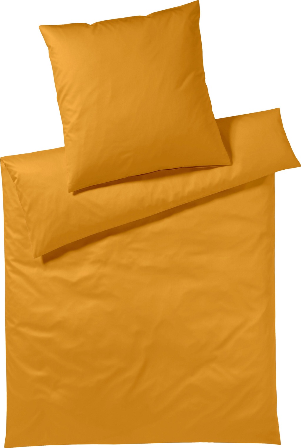 Bild von Yes for Bed Bettwäsche Pure & Simple Uni in Gr. 135x200, 155x220 oder 200x200 cm, Mako-Satin, 3 teilig, Bettwäsche aus Baumwolle, zeitlose Bettwäsche mit seidigem Glanz