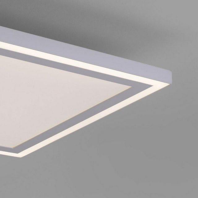 Bild von LeuchtenDirekt LED Deckenleuchte EDGING, weiss, 1xLED-Board/18W/2700-5000K, 1xLED-Board/13W/2700-5000K, Innenleuchte, IP20, dimmbar, Funk-FB, CCT, Serienschalter, Memory, 31,4 x 31,4 cm, 14850-16