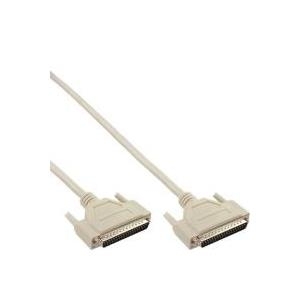 Bild von 2.00m InLine Seriell Anschlusskabel 37pol Stecker auf 37pol Stecker beige