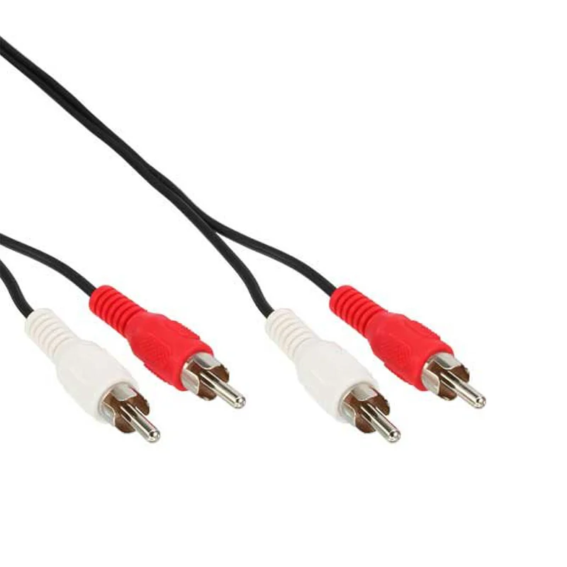 Bild von Inline InLine® Cinch Kabel, 2x Cinch, Stecker / Stecker, 5m Audio- & Video-Kabel