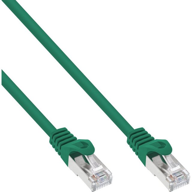 Bild von Aquatuning Patchkabel, S-FTP, Cat.5e, grün, 5m (SF/UTP, CAT5e, 5 m), Netzwerkkabel
