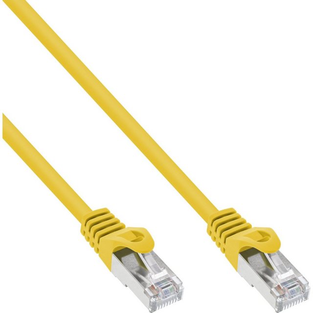 Bild von Inline InLine® Patchkabel, SF/UTP, Cat.5e, gelb, 3m LAN-Kabel
