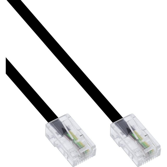 Bild von Inline InLine® ISDN Anschlusskabel, RJ45 Stecker / Stecker (8P4C), 10m Telefonkabel