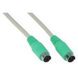 Bild von 2.00m InLine PS/2 Anschlusskabel PS/2 Stecker auf PS/2 Stecker Grün