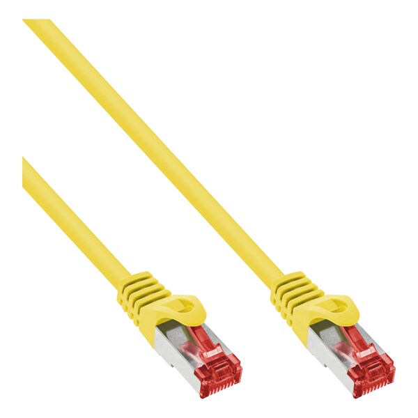 Bild von 2.00m InLine Cat. 6 Patchkabel S/FTP PiMF RJ45 Stecker auf RJ45 Stecker Grau doppelt geschirmt / Kupfer / PVC