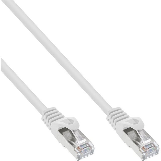 Bild von INTOS ELECTRONIC AG InLine® Patchkabel, SF/UTP, Cat.5e, weiß, 7,5m LAN-Kabel