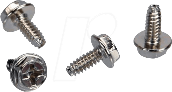 Bild von INL 77783L - Schraubenset für 3,5er Festplatten, 50-teilig, lang
