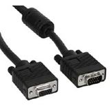 Bild von 3.00m InLine S-VGA Verlängerungskabel 15pol Stecker auf 15pol Buchse Schwarz doppelt geschirmt