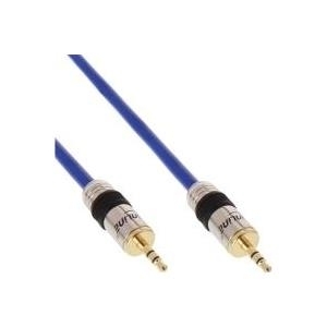 Bild von INLINE Klinke PREMIUM Audio-Kabel 3m InLine PREMIUM Qualitaet 3,5mm St/St 3m Stereo vergoldete Kontakte doppelt geschirmt (99953P)