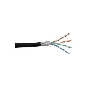 Bild von INTOS ELECTRONIC AG InLine® Patchkabel Cat.5e, schwarz, SF/UTP, AWG26, PVC, 100m Computer-Kabel