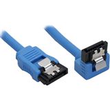 Bild von Aquatuning SATA Anschlusskabel 50cm abgewinkelt links Blau, mit Sicherh, Interne Kabel (PC)