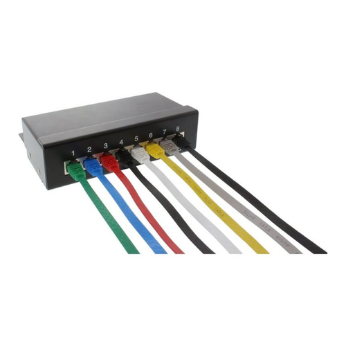 Bild von Inline InLine® Patchkabel flach, U/UTP, Cat.6, rot, 7m LAN-Kabel