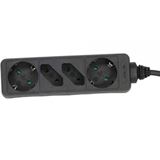 Bild von 1.50m InLine Steckdosenleiste Schwarz 4 (16441)