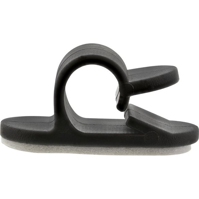 Bild von Inline Kabelbinder InLine® 59970K 10er Pack Kabelmanager, mit Klebesockel, 2,8cm, schwarz