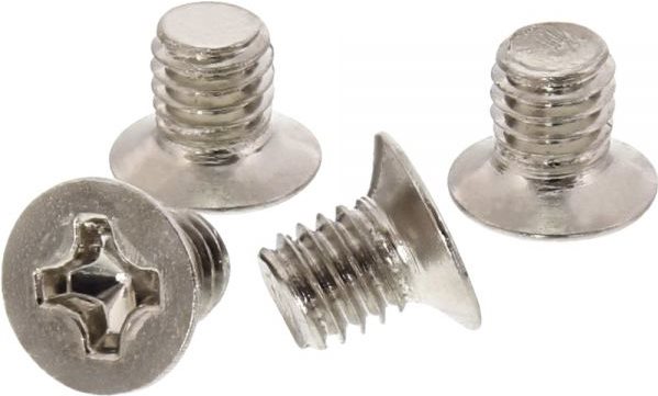 Bild von InLine 100er Pack Schraubenset, für 2,5" Festplatte / SSD, 3mm, flacher Senkkopf, silber