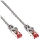 Bild von 125er Bulk-Pack Patchkabel - S/FTP (PiMf) - Cat.6 - 250MHz - PVC - Kupfer - grau - 0,3m (B-76433)