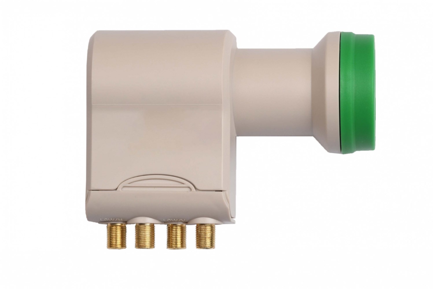 Bild von HUMAX Green Power Quattro-LNB, Stromspar-LNB, Satelliten universal LNB für Multischalter, LTE-Filter, Wetterschutzgehäuse und vergoldete F-Buchsen, digitales Fernsehen in HD, Full HD, 4K UHD