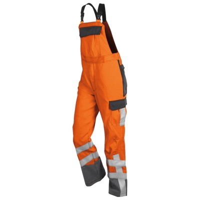 Bild von KÜBLER® unisex Warnschutz-Latzhose PSA SAFETY X7 warnorange, anthrazit Größe 54