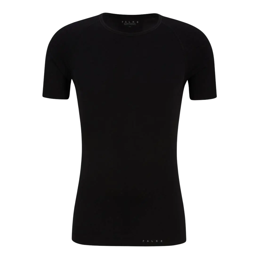 Bild von FALKE Herren Baselayer-Shirt Warm Round Neck M S/S SH Funktionsgarn Schnelltrocknend 1 Stück, Schwarz (Black 3000), L