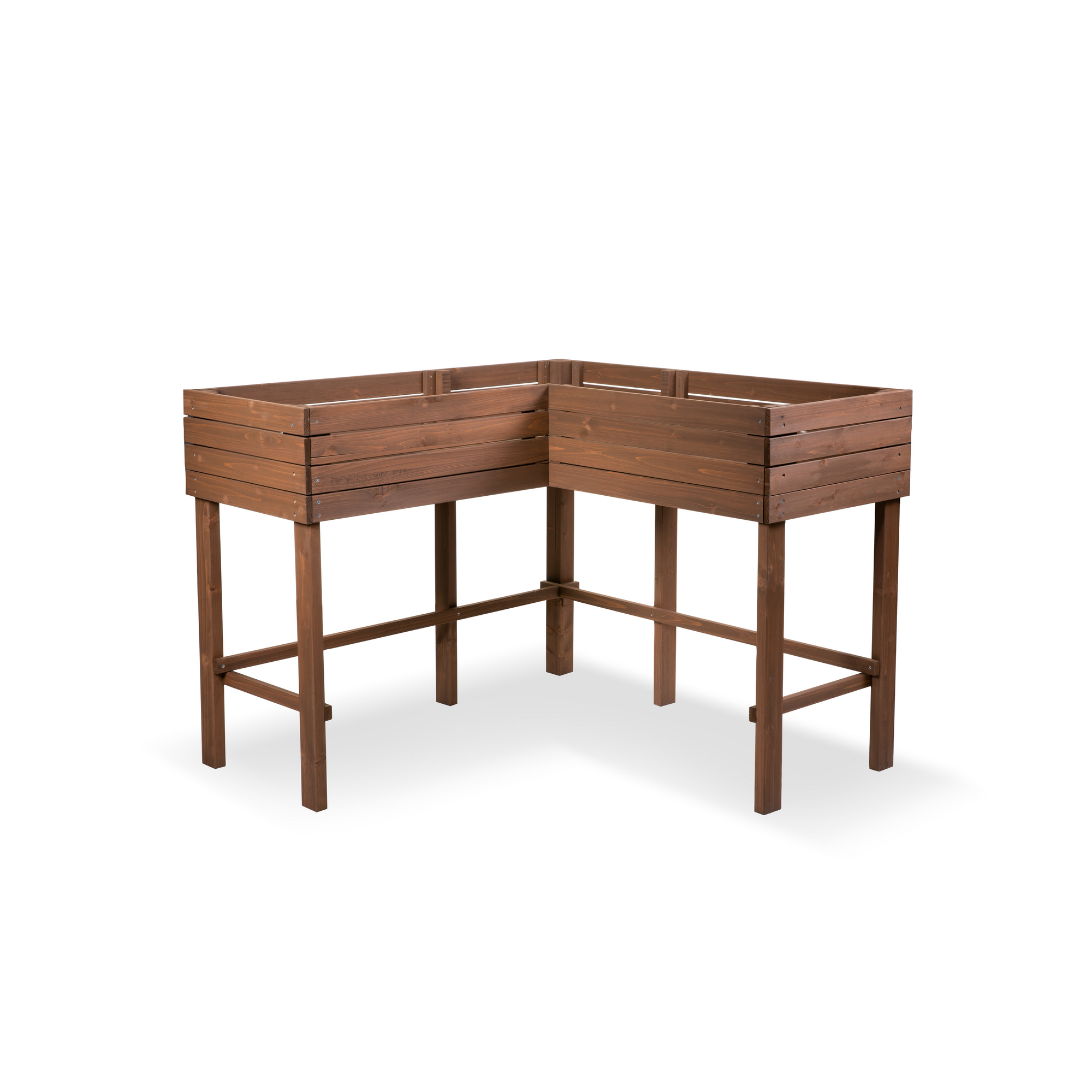 Bild von Hecht 303770108-HE Eck Hochbeet 120x120x90cm aus Holz