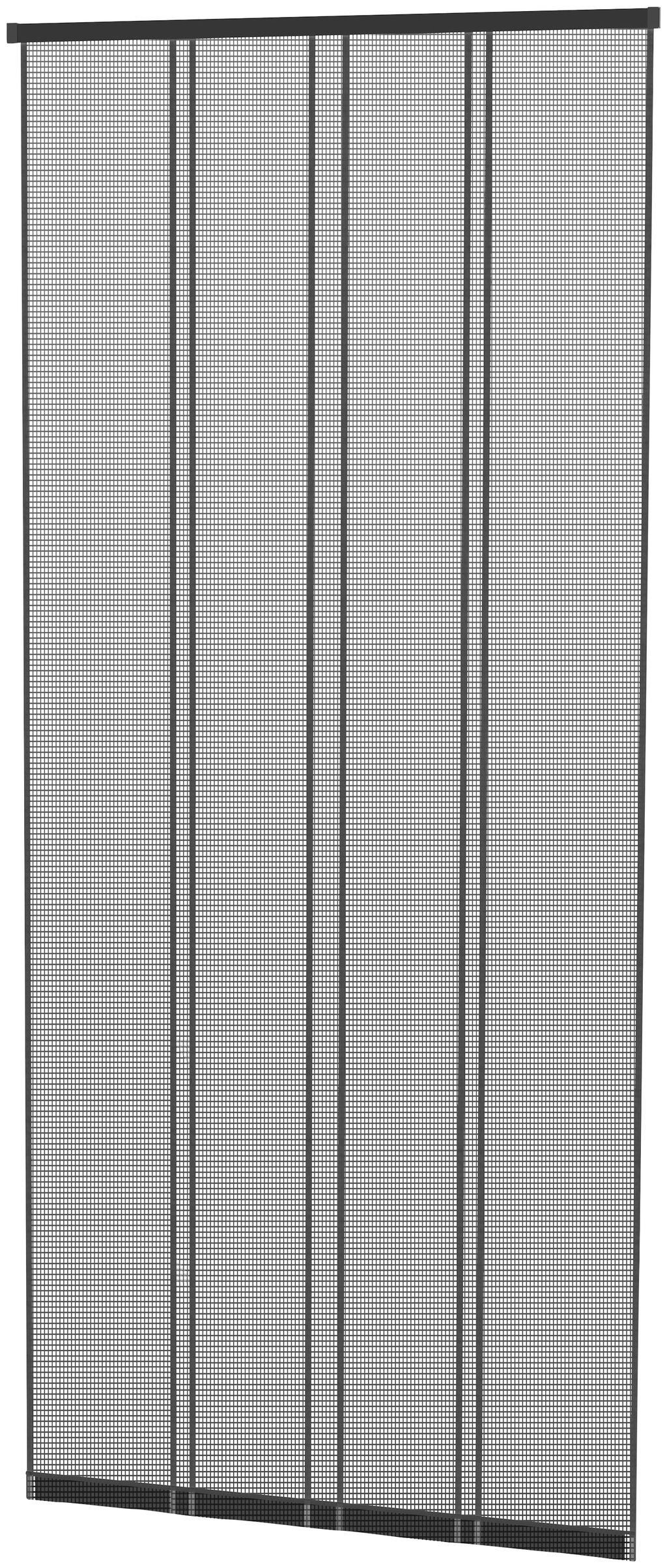 Bild von hecht international Insektenschutz-Vorhang "COMFORT", braun/schwarz, BxH: 100x220 cm, kürzbar