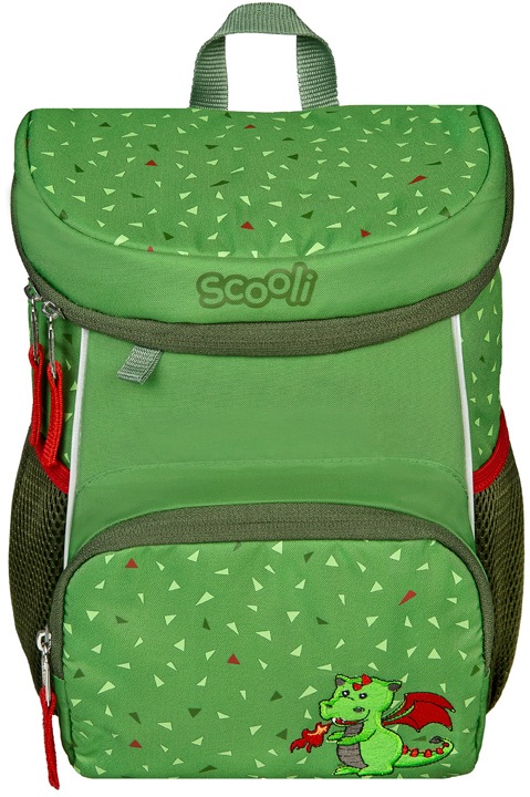 Bild von Scooli Mini-Me Kindergartenrucksack mit Abnehmbarer Brustgurt für Jungen und Mädchen I Ergonomischer Vorschulrucksack für die Kita I viel Stauraum, sehr leicht, grün