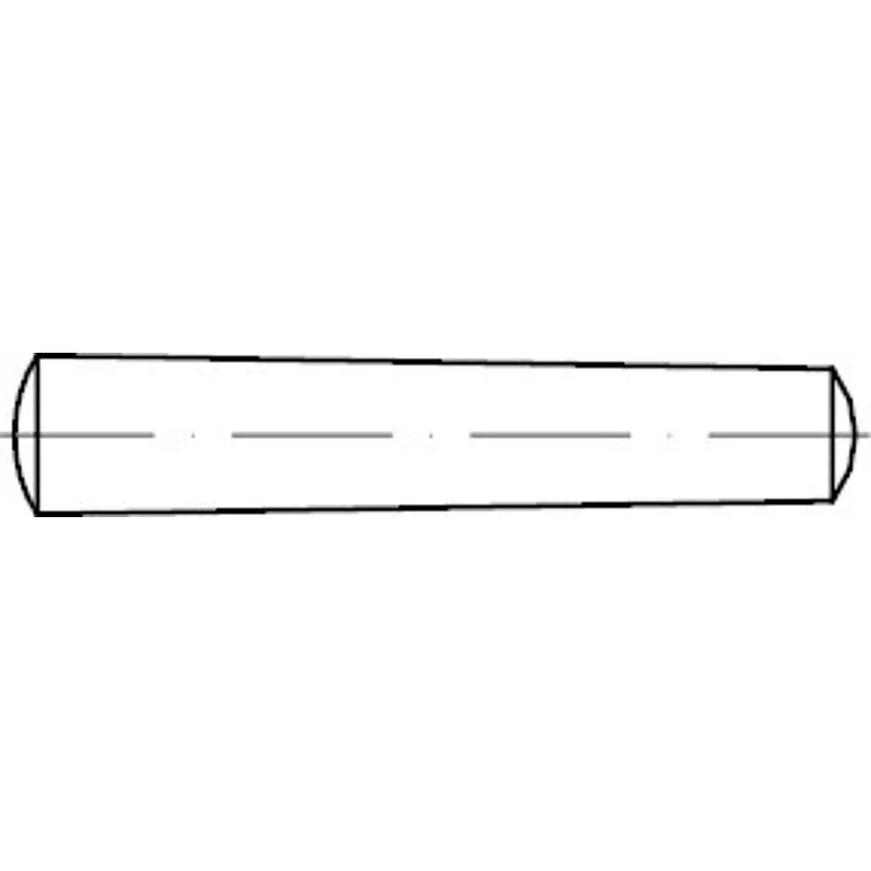 Bild von Kegelstift, ungehärtet ISO 2339 Form B Automatenstahl blank gedreht ø6,5 x 26mm