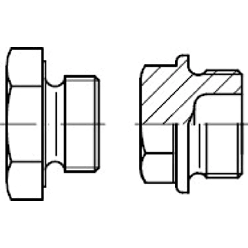 Bild von Reyher Schraube 100er Pack Verschlußschraube CM 30 x 1,5 DIN 7604 m.Bund Stahl