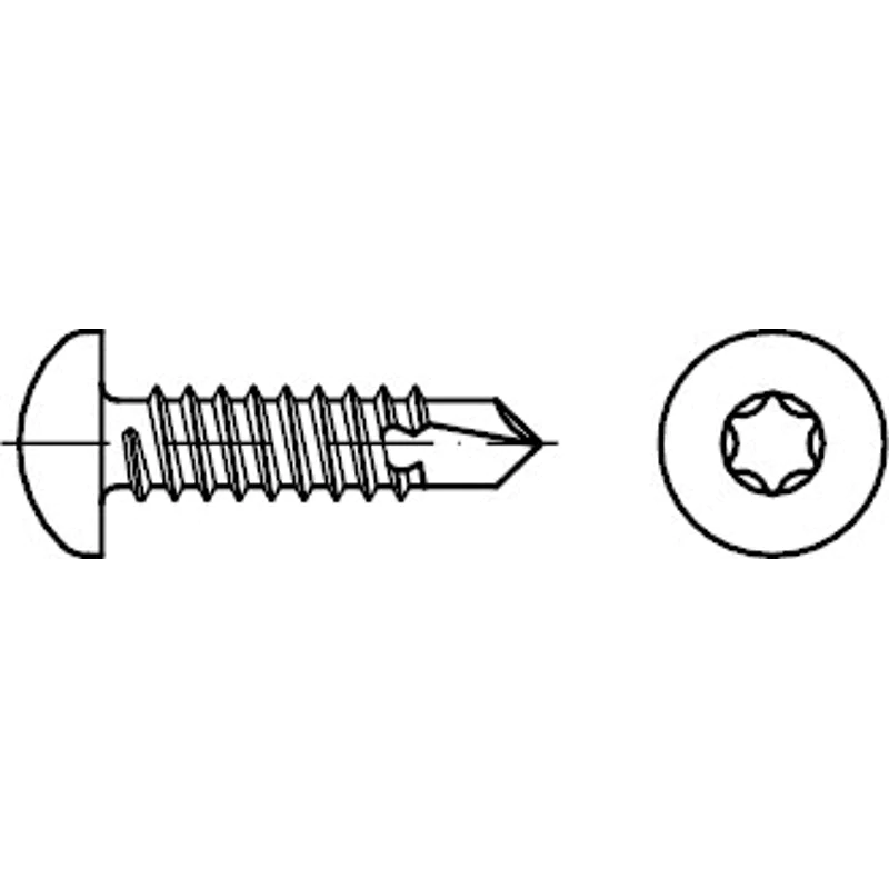 Bild von DIN- und Normteile Bohrschrauben DIN 7504 Stahl N 5;5 x 70 -T25 galv. verzinkt