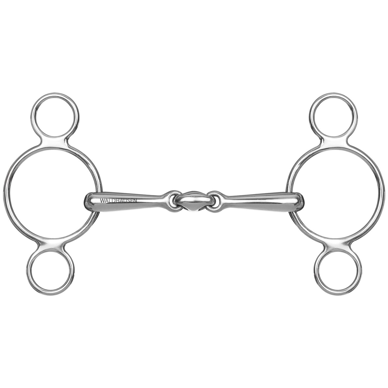 Bild von Waldhausen 3Ringtrense doppelt gebrochen