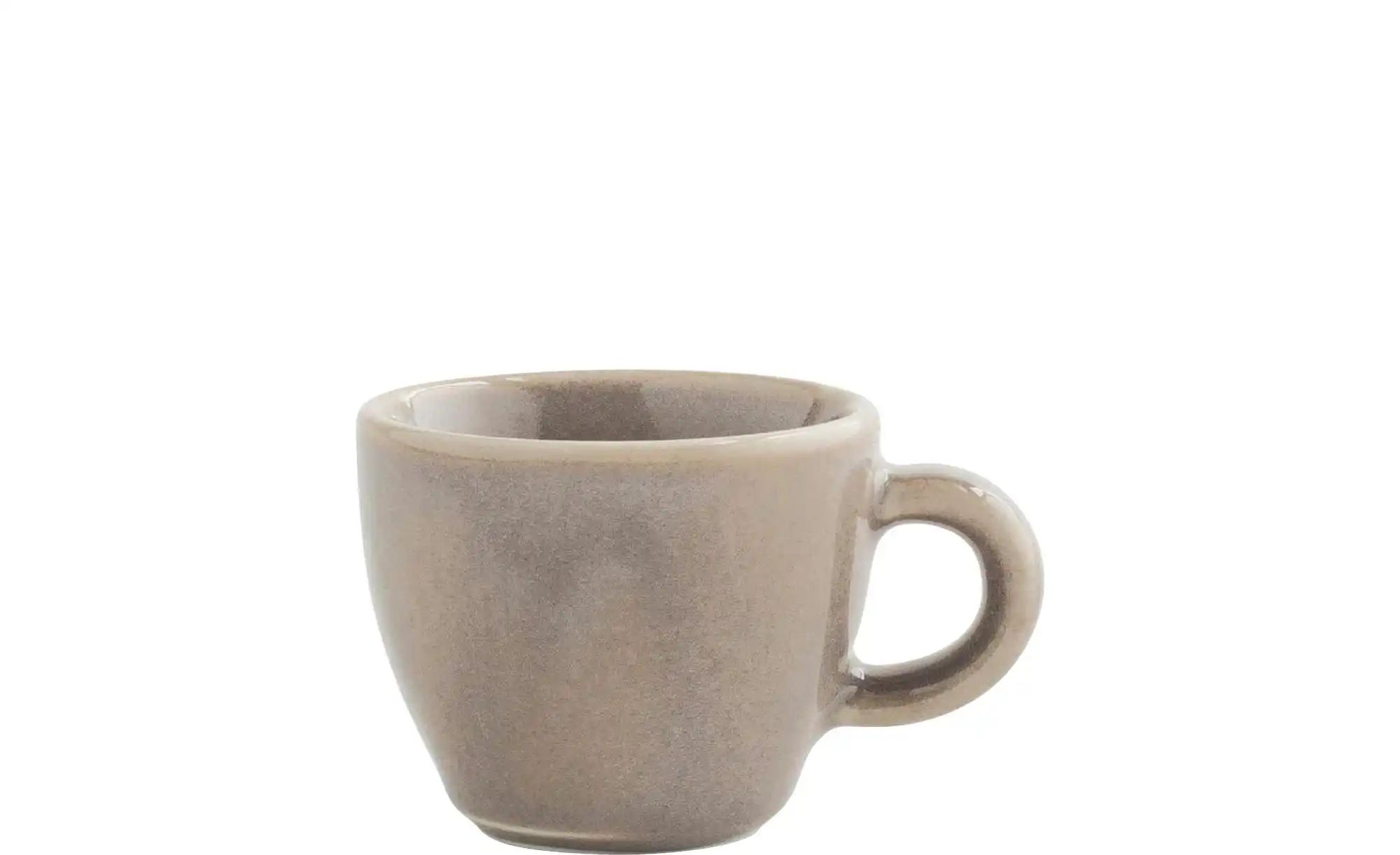 Bild von KAHLA Homestyle Espressotasse 0,03 l desert sand rustikales Geschirr aus Porzellan mit Steingut- und Keramiklook kleine dickwandige Tasse für Espresso Mokkatasse rund grau