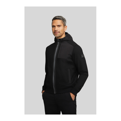 Bild von Stylische bugatti Sweatjacke mit abnehmbarer Kapuze