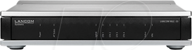 Bild von Lancom Systems WLC-30 - SSL - SSH - HTTPS - Telnet - TFTP - SNMP - HTTP - ARP - proxy ARP - BOOTP - DHCP - DNS - HTTP - HTTPS - IP - ICMP - NTP/SNTP - NetBIOS - PPPoE (server),... - AES-CCMP,AES-GCMP,SNMP,SNMPv2,SNMPv3,TKIP,WPA,WPA2,WPA2-PSK,WPA3-Enterprise,WPA3-PSK - IKE - IKEv2 IPv4 - IPv6 VPN - 10,100,1000 Mbit/s - IEEE 802.11e,IEEE 802.11i,IEEE 802.11w,IEEE 802.1Q,IEEE 802.1x (61789)