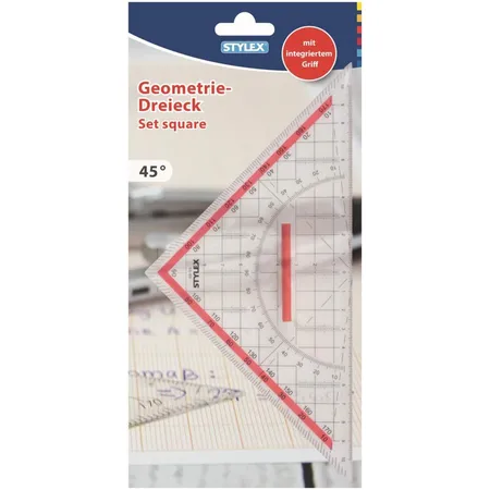 Bild von Stylex Geodreieck Stylex Geometrie-Dreieck 22 cm mit Griff