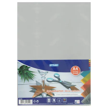 Bild von Stylex Spiegelkarton A4 5 Farben