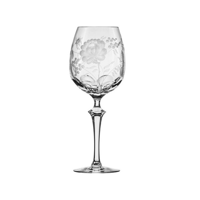 Bild von ARNSTADT KRISTALL Weinglas Primerose clear (25,5 cm) - Kristallglas mundgeblasen · von Hand geschliffen · Handmade in Germany