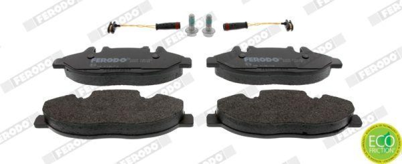 Bild von FERODO PREMIER ECO FRICTION FVR1493 Bremsbelagsatz Bremsbeläge, Bremsklötze, Bremssteine MERCEDES-BENZ: Vito Minibus, Vito Mixto, Viano