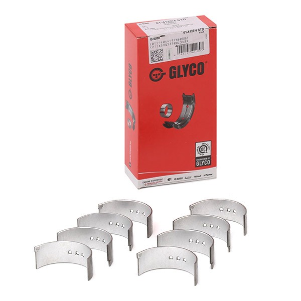 Bild von GLYCO Pleuellager 01-4127/4 STD Hauptlager FIAT,SEAT,CITROËN,Doblo Cargo (223_),124 Spider (124_),Doblo Kombi (119_, 223_),STILO (192)