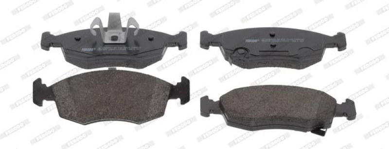 Bild von FERODO PREMIER ECO FRICTION FDB4400 Bremsbelagsatz Bremsbeläge, Bremsklötze, Bremssteine mit akustischer Verschleißwarnung mit Kolbenclip ohne Zubehör