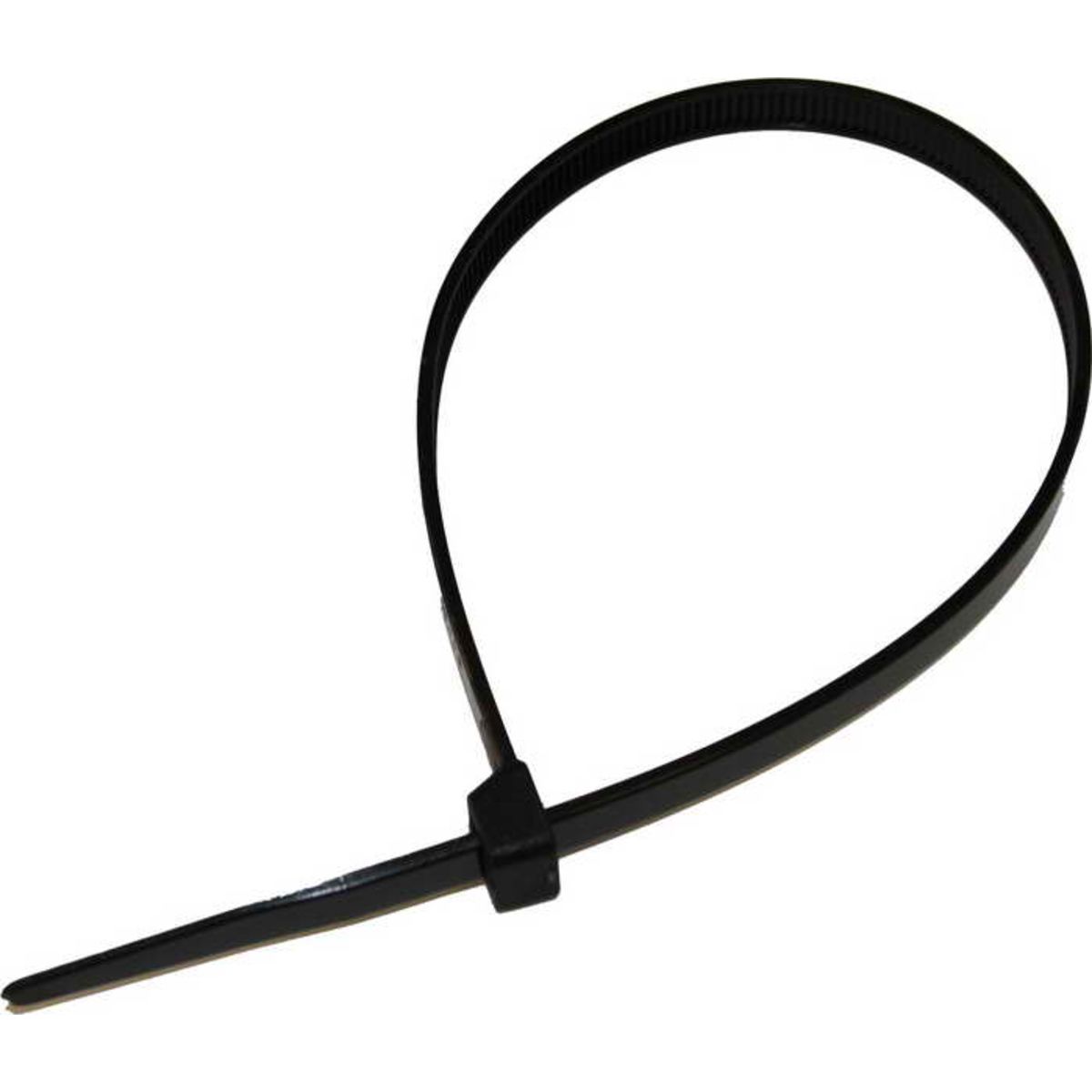 Bild von KabelbÃ¤nder mit KU-Zunge 3;5 x 280 aus natÃ¼rlichem Nylon 6.6;  schwarz