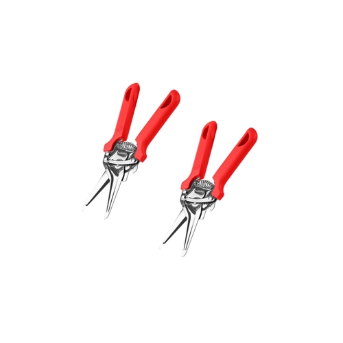 Bild von Kochblume Allzweckscheren 2er Set | Küchenschere, Haushaltsschere, 16cm | Farbe: rot
