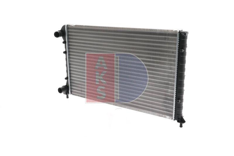 Bild von AKS DASIS 080057N Kühler, Motorkühlung Kühler, Wasserkühler, Autokühler 642 415 30 Kühlrippen mechanisch gefügt FIAT: Doblo I Cargo