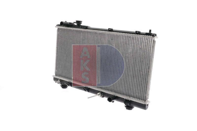 Bild von AKS DASIS 110035N Kühler, Motorkühlung Kühler, Wasserkühler, Autokühler Aluminium 325 686 16 Kühlrippen gelötet