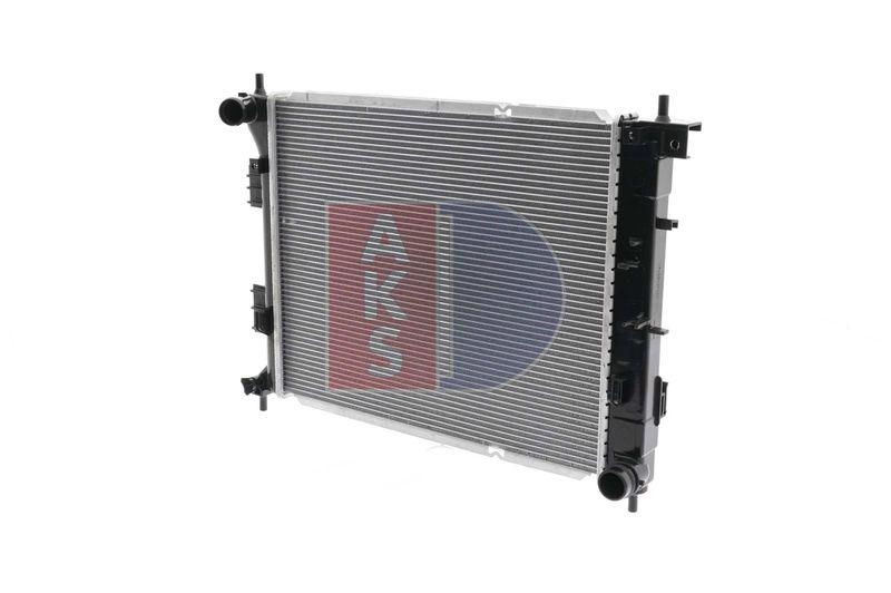 Bild von AKS DASIS 560089N Kühler, Motorkühlung Kühler, Wasserkühler, Autokühler Aluminium, Kunststoff 480 395 26 Kühlrippen gelötet KIA: cee‘d II Hatchback