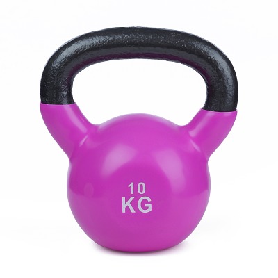 Bild von Sport-Thieme Kettlebell Vinyl | Kugelhantel, Gewichtskugel aus Gusseisen mit Soft-Vinyloberfläche | In acht Gewichtsvarianten: 4-24 kg | Markenqualität