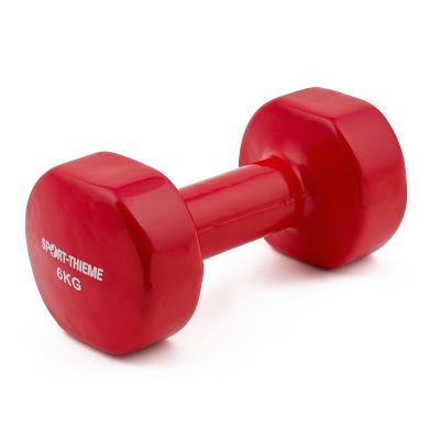 Bild von Sport-Thieme Kurzhantel Fausthantel Vinyl, 12 Gewichtsstufen für individuelles Krafttraining