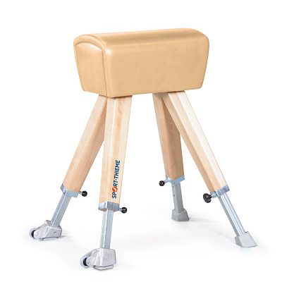 Bild von Sport-Thieme Turnbock mit Holzbeinen, Höhenverstellung: 100–150 cm